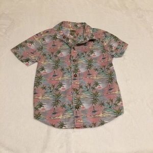 Maximus Rex Palm Tree Hawaiian Shirt Size 5